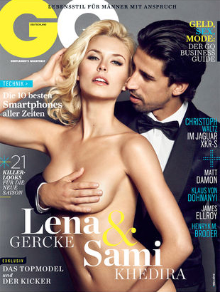 Lena Gercke fast nackt auf GQ-Cover